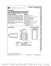 74LCX2245 datasheet pdf National Semiconductor