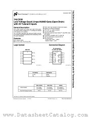 74LCX38 datasheet pdf National Semiconductor