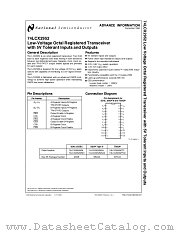 74LCX2952 datasheet pdf National Semiconductor