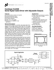 CLC006 datasheet pdf National Semiconductor