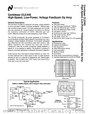 CLC440 datasheet pdf National Semiconductor