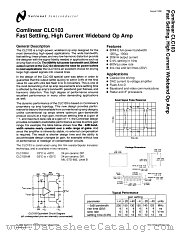 CLC103 datasheet pdf National Semiconductor