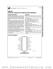 LM1292 datasheet pdf National Semiconductor