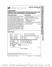 COP87L88RD datasheet pdf National Semiconductor