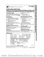 COP87L88RK datasheet pdf National Semiconductor