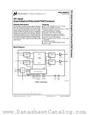 TP11362A datasheet pdf National Semiconductor