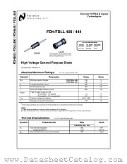 FDLL400 datasheet pdf National Semiconductor