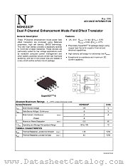 NDH8302P datasheet pdf National Semiconductor