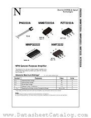 NMT2222 datasheet pdf National Semiconductor