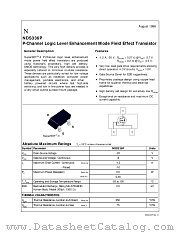NDS336P datasheet pdf National Semiconductor