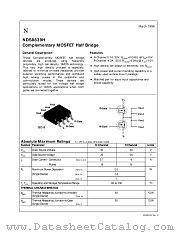 NDS8839H datasheet pdf National Semiconductor