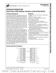 DS90C387 datasheet pdf National Semiconductor