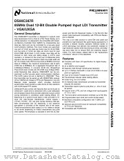 DS90C387R datasheet pdf National Semiconductor