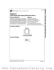 DS90LV017 datasheet pdf National Semiconductor