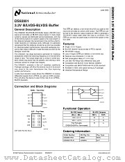 DS92001 datasheet pdf National Semiconductor