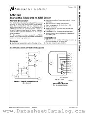 LM2412A datasheet pdf National Semiconductor