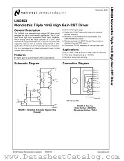 LM2468 datasheet pdf National Semiconductor