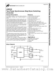 LM2642 datasheet pdf National Semiconductor
