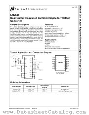 LM2685 datasheet pdf National Semiconductor