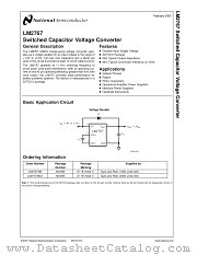 LM2767 datasheet pdf National Semiconductor