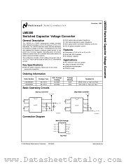LM3350 datasheet pdf National Semiconductor