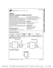 LM3351 datasheet pdf National Semiconductor