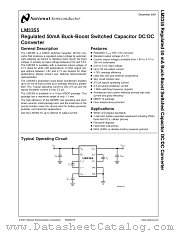 LM3355 datasheet pdf National Semiconductor