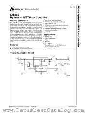 LM3485 datasheet pdf National Semiconductor