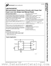 LM3704 datasheet pdf National Semiconductor