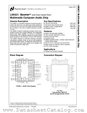 LM4831 datasheet pdf National Semiconductor