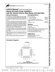 LM4839 datasheet pdf National Semiconductor