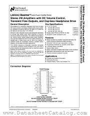 LM4842 datasheet pdf National Semiconductor