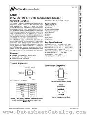 LM60 datasheet pdf National Semiconductor
