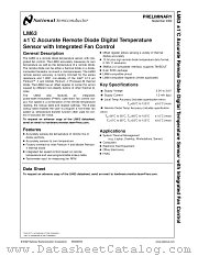 LM63 datasheet pdf National Semiconductor