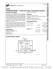 LM74 datasheet pdf National Semiconductor