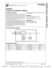 LMX9402 datasheet pdf National Semiconductor