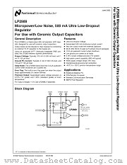 LP2989 datasheet pdf National Semiconductor