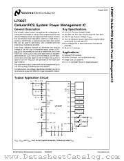 LP3927 datasheet pdf National Semiconductor