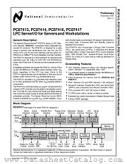 PC87413 datasheet pdf National Semiconductor