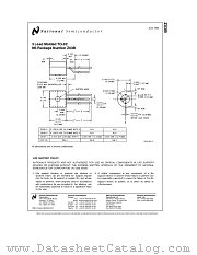 Z03B datasheet pdf National Semiconductor