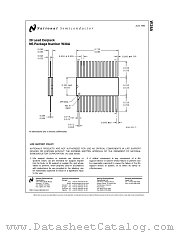 W28A datasheet pdf National Semiconductor