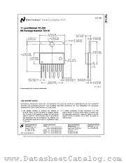 TA11C datasheet pdf National Semiconductor