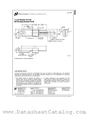 P03E datasheet pdf National Semiconductor