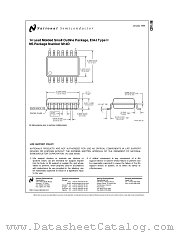 M14D datasheet pdf National Semiconductor