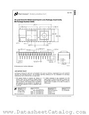 D28G datasheet pdf National Semiconductor