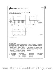 D16D datasheet pdf National Semiconductor