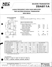 2SA811A datasheet pdf NEC