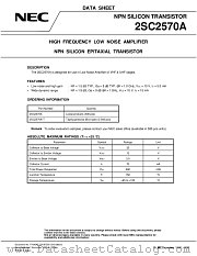 2SC2570A-T datasheet pdf NEC