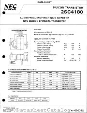2SC4180 datasheet pdf NEC