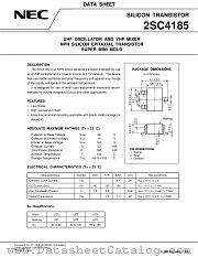2SC4185 datasheet pdf NEC